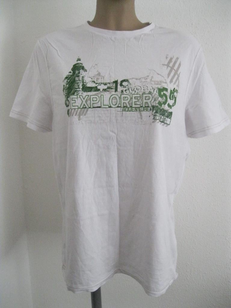 maat XL, 1 Biaggini T-shirt, wit, 72 cm., Kleding | Heren, T-shirts, Ophalen of Verzenden, Wit, Biaggini, Maat 56/58 (XL)