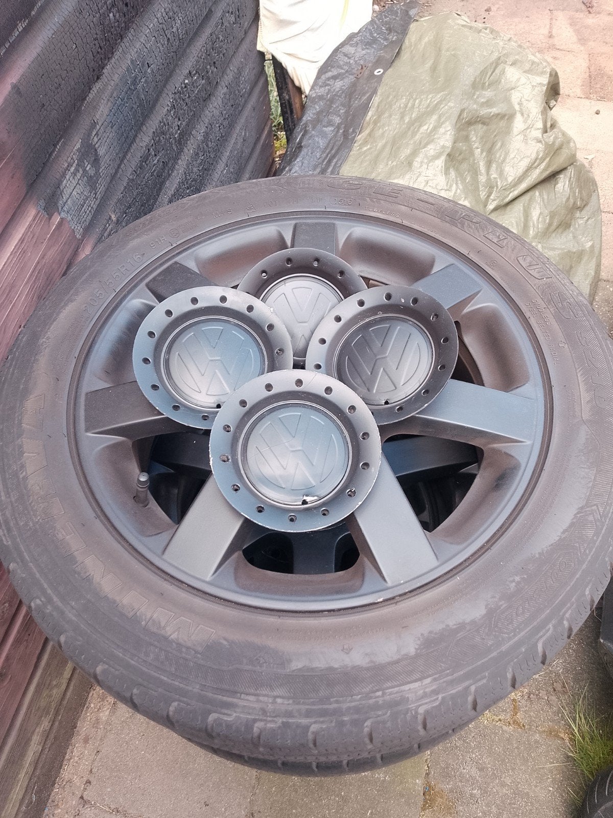 VW Polo velgen, Ophalen, Gebruikt