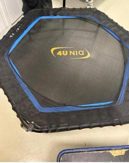 4uniq fitness trampoline, Ophalen, Zo goed als nieuw
