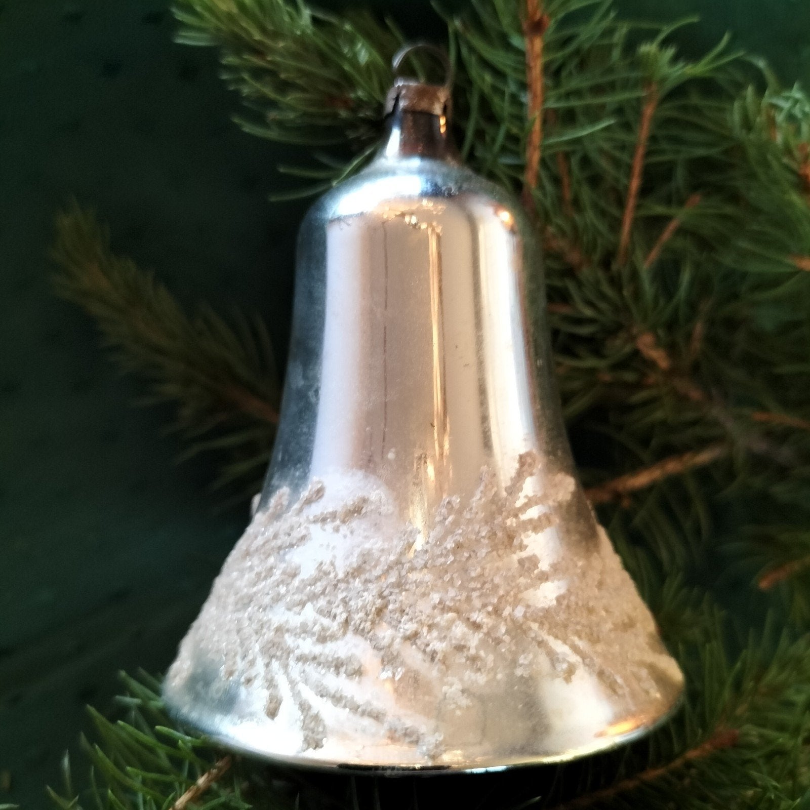 vintage kerstbal grote klok, Diversen, Ophalen of Verzenden, Zo goed als nieuw