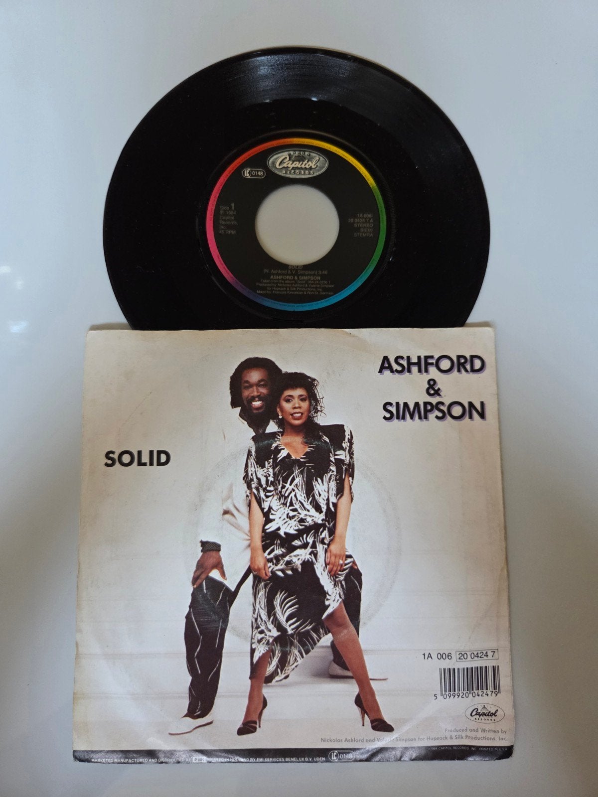 Ashford & Simpson - Solid, Ophalen, Gebruikt, 7 inch