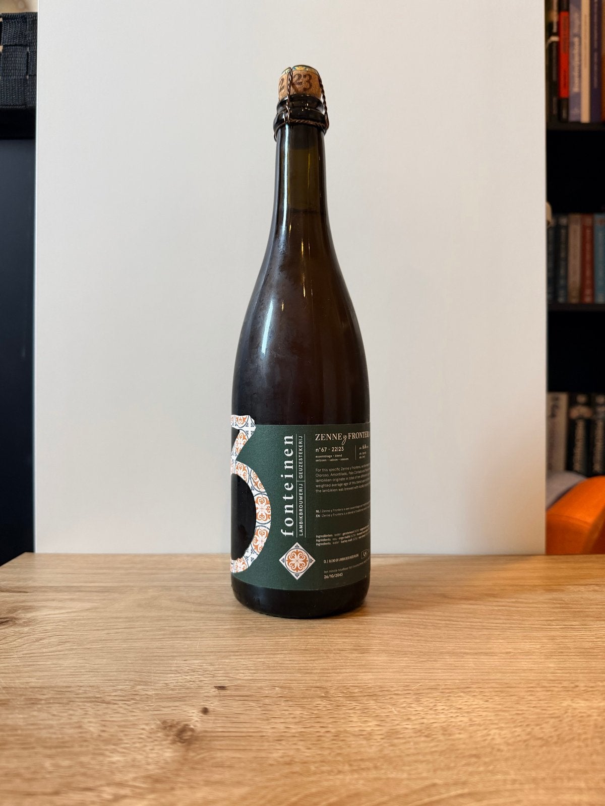 Zenne y Frontera n67 - 22|23 - 3 Fonteinen Lambiek, Verzamelen, Biermerken, Ophalen, Nieuw, Overige typen, Overige merken