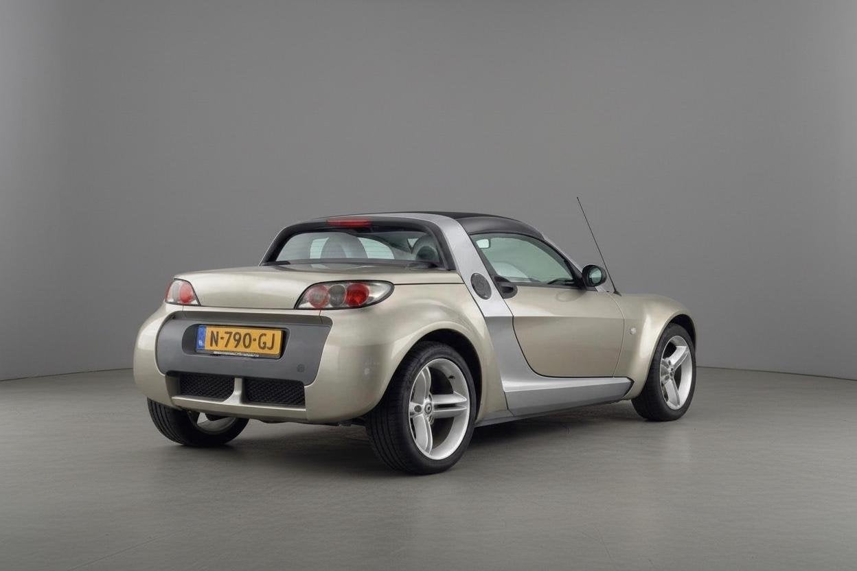 Smart roadster 0.7 turbo 100PK, Automaat, Gebruikt, Zwart, Leder