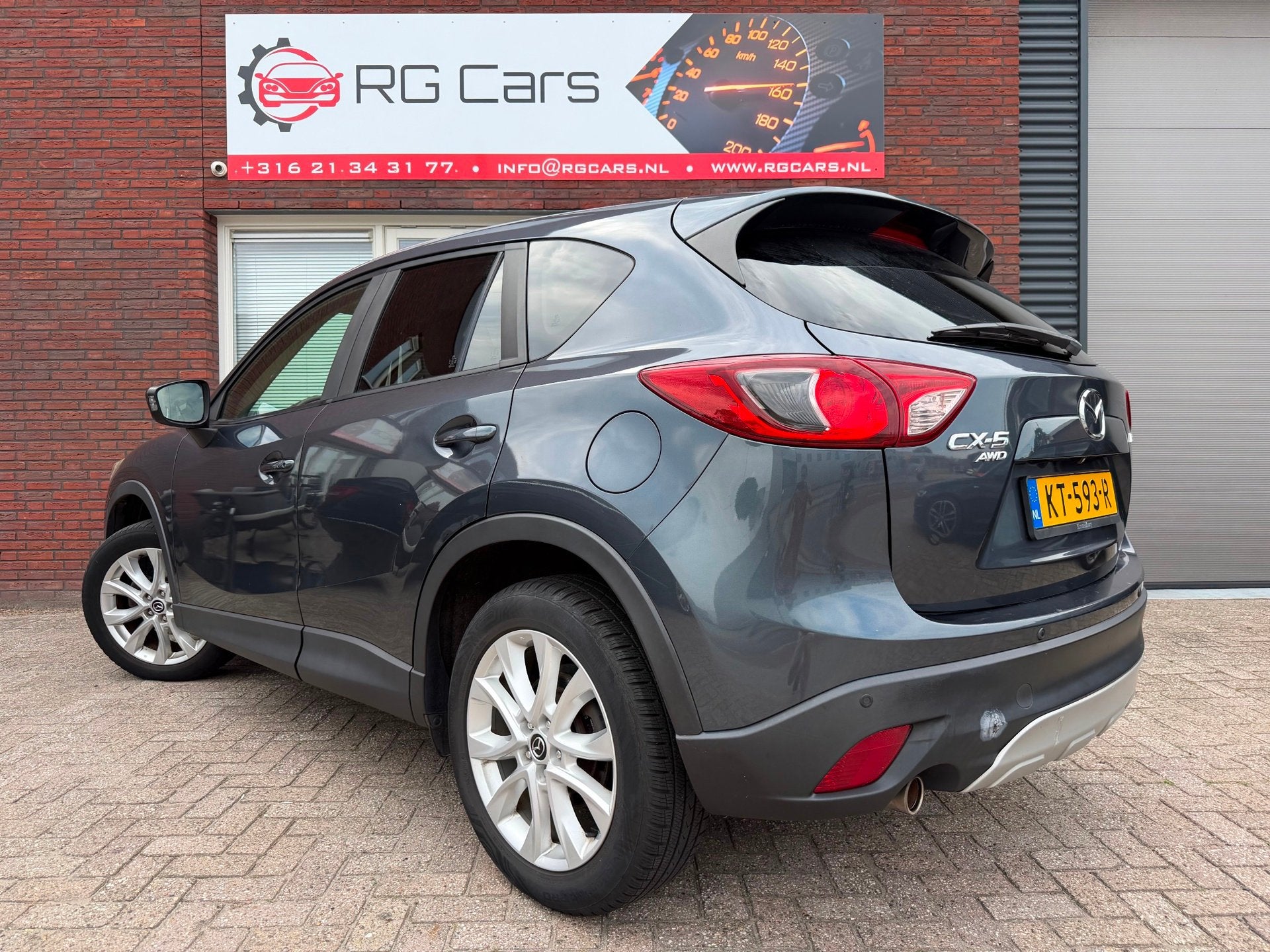 Mazda CX-5 2.0 4WD / Leder / Navi / Camera / Clima / Cruise, 15 km/l, Met garantie (alle), Leder, Bedrijf