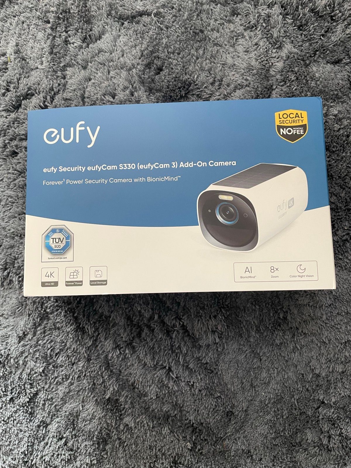 New Eufy Security eufyCam S330 (eufyCam 3) Add-On Camera, Audio, Tv en Foto, Videobewaking, Ophalen of Verzenden, Nieuw, Buitencamera