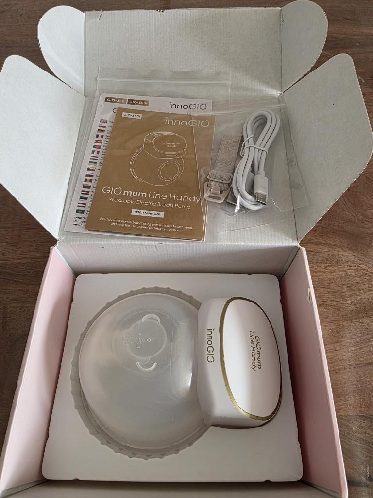 4 Te koop: InnoGIO Line Handy Borstkolf - Draagbaar, Ophalen of Verzenden, Zo goed als nieuw, Borstkolf