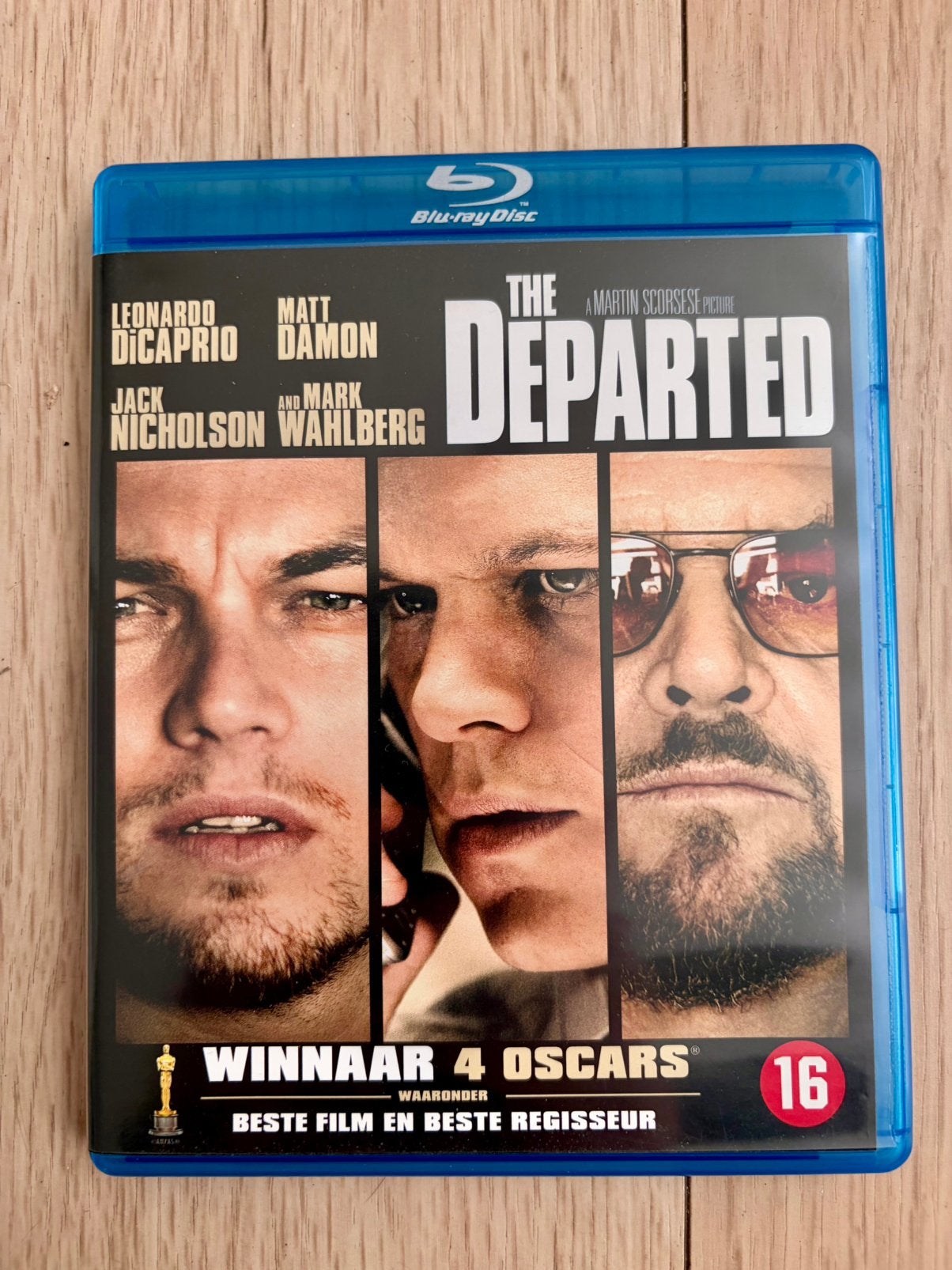 The Departed Blu-ray - Winnaar 4 Oscars - Nieuwstaat Geen 4K, Cd's en Dvd's, Blu-ray, Zo goed als nieuw, Ophalen