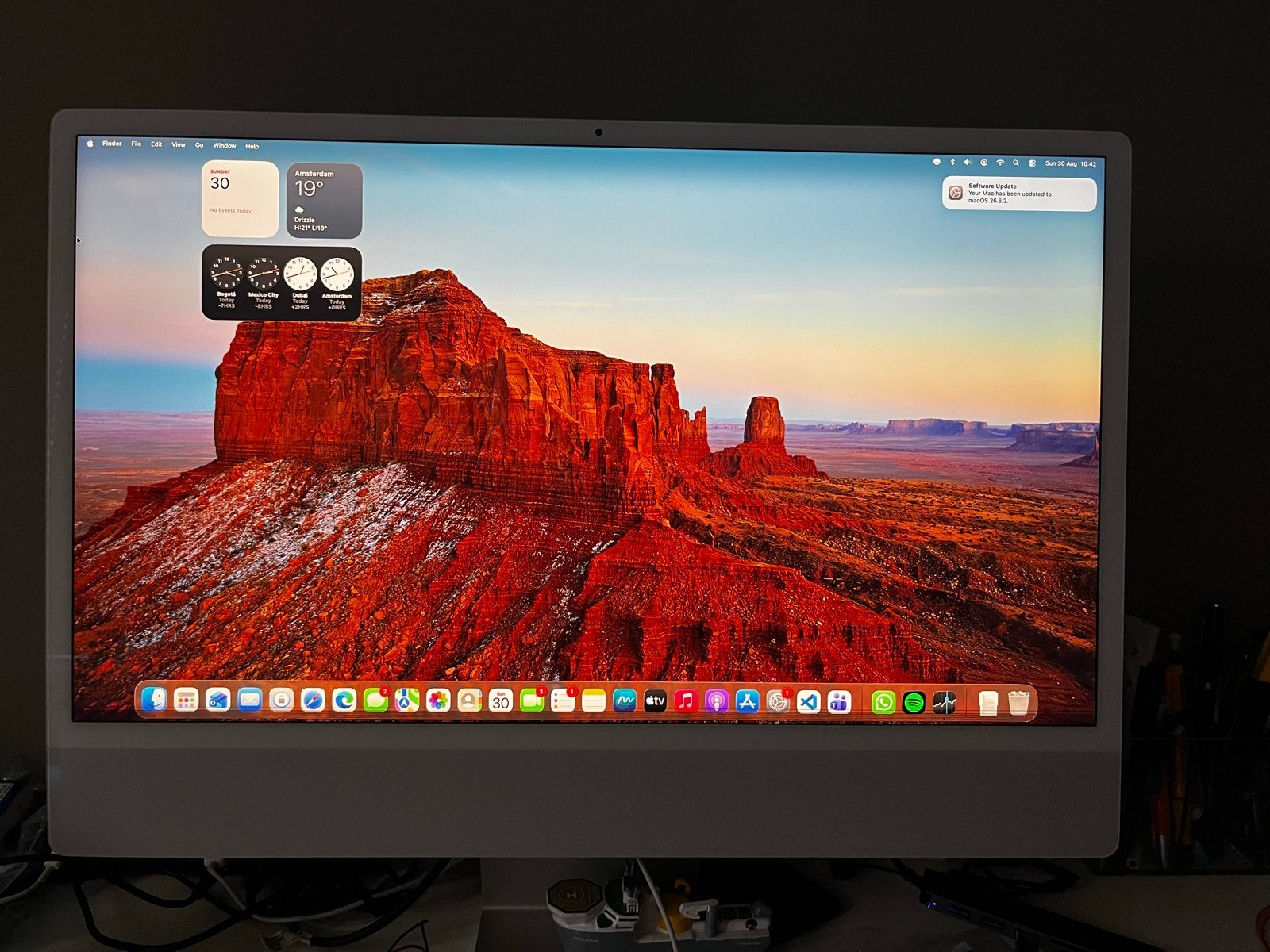 iMac 24-inch, M1, 2021 - 16 GB RAM, Computers en Software, Apple Desktops, Ophalen, 24", HDD, IMac