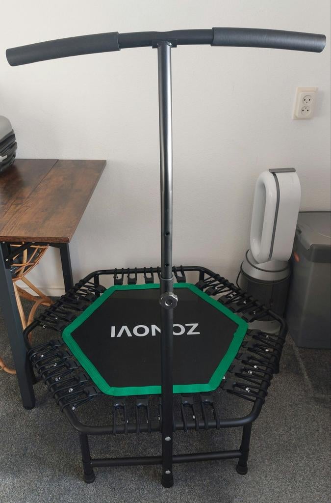 Zo goed als nieuw!! Zonovi fitness trampoline. Zwart/groen., Ophalen, Zo goed als nieuw