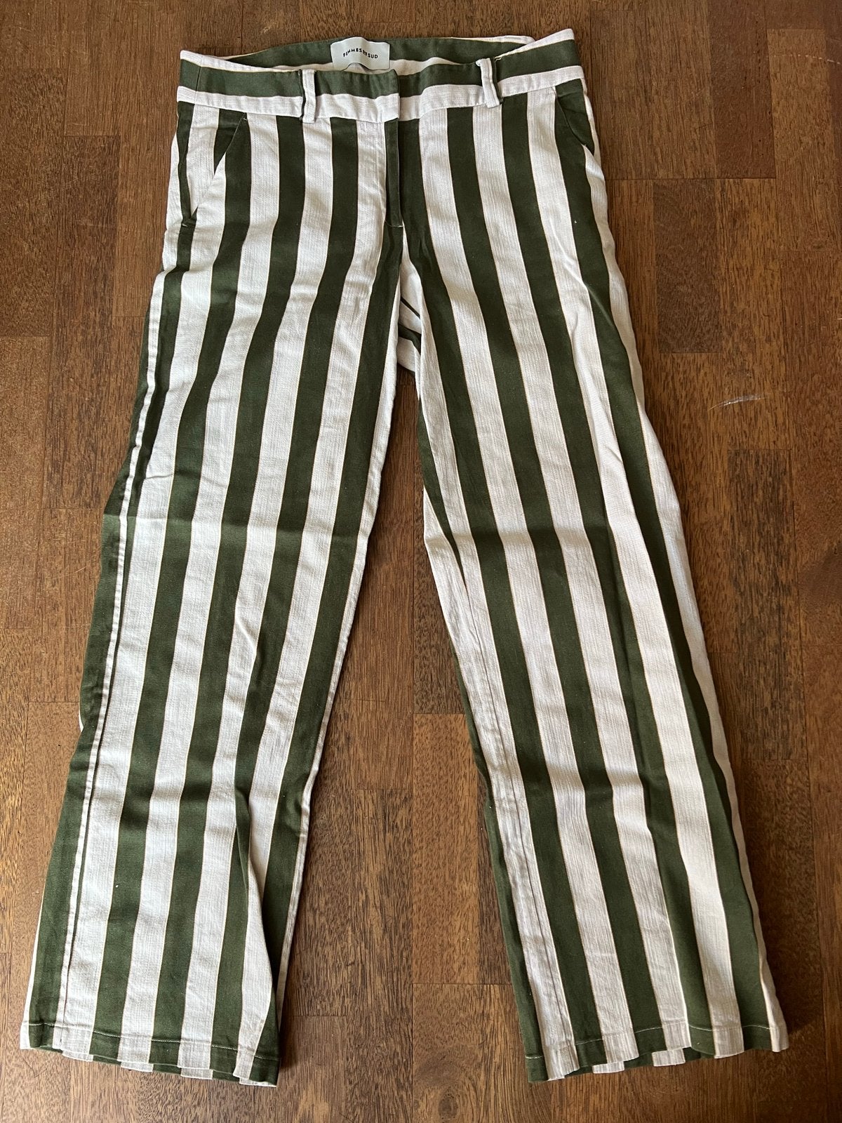 Femmes du Sud gestreepte broek maat L-38, Maat 42/44 (L), Ophalen of Verzenden, Lang, Gedragen