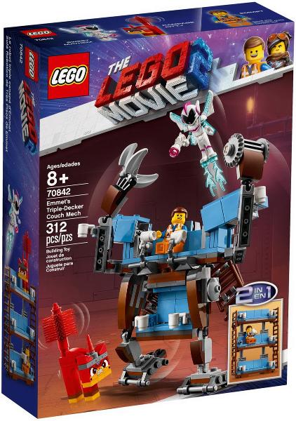 Lego Movie set 70842 Emmet's mecha met een zitbank, Overige thema's, Lego, Nieuw, Ophalen of Verzenden