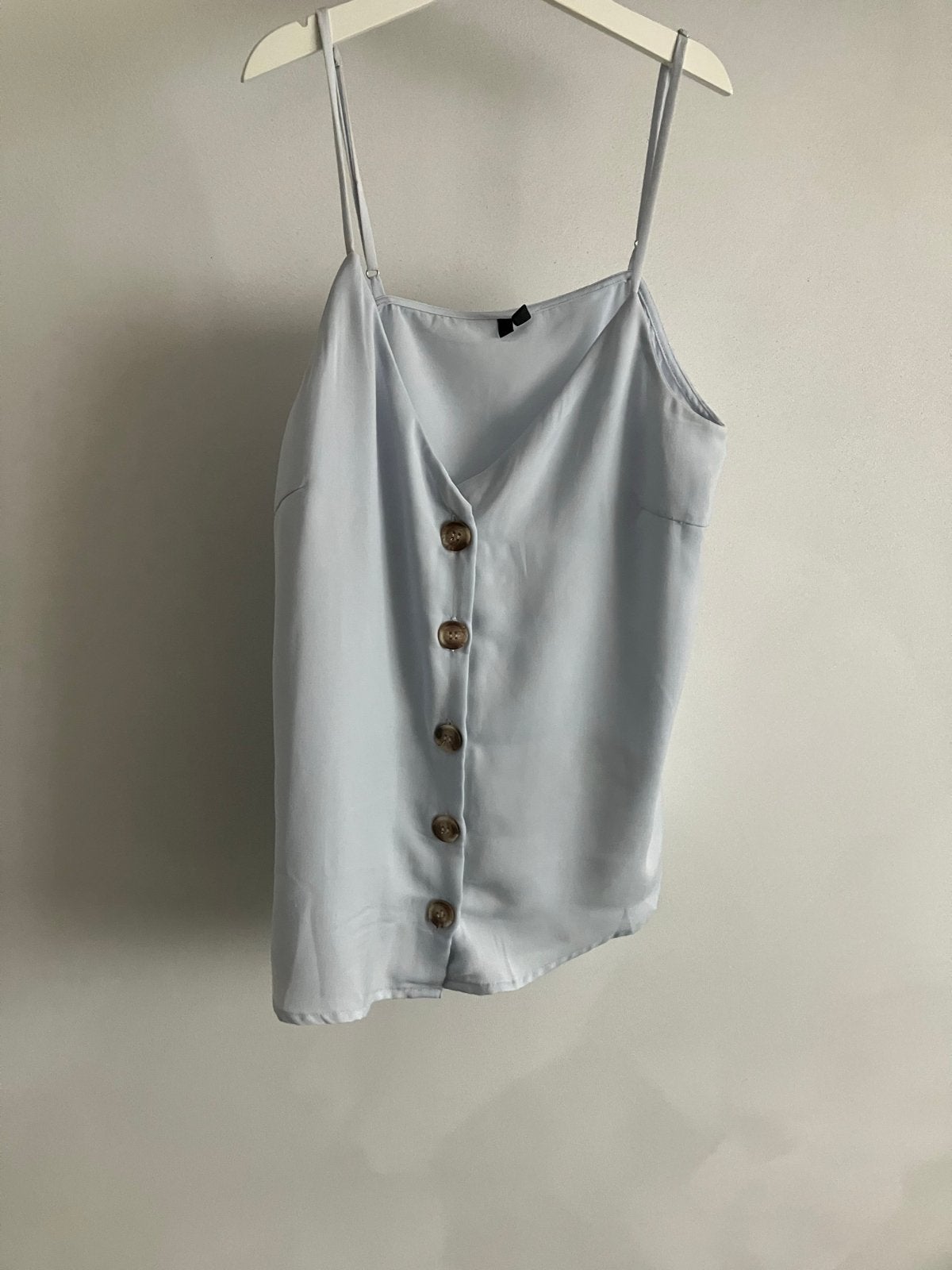 Vero Moda top met knoopjes - Maat M, Maat 38/40 (M), Blauw, Ophalen of Verzenden, Zo goed als nieuw