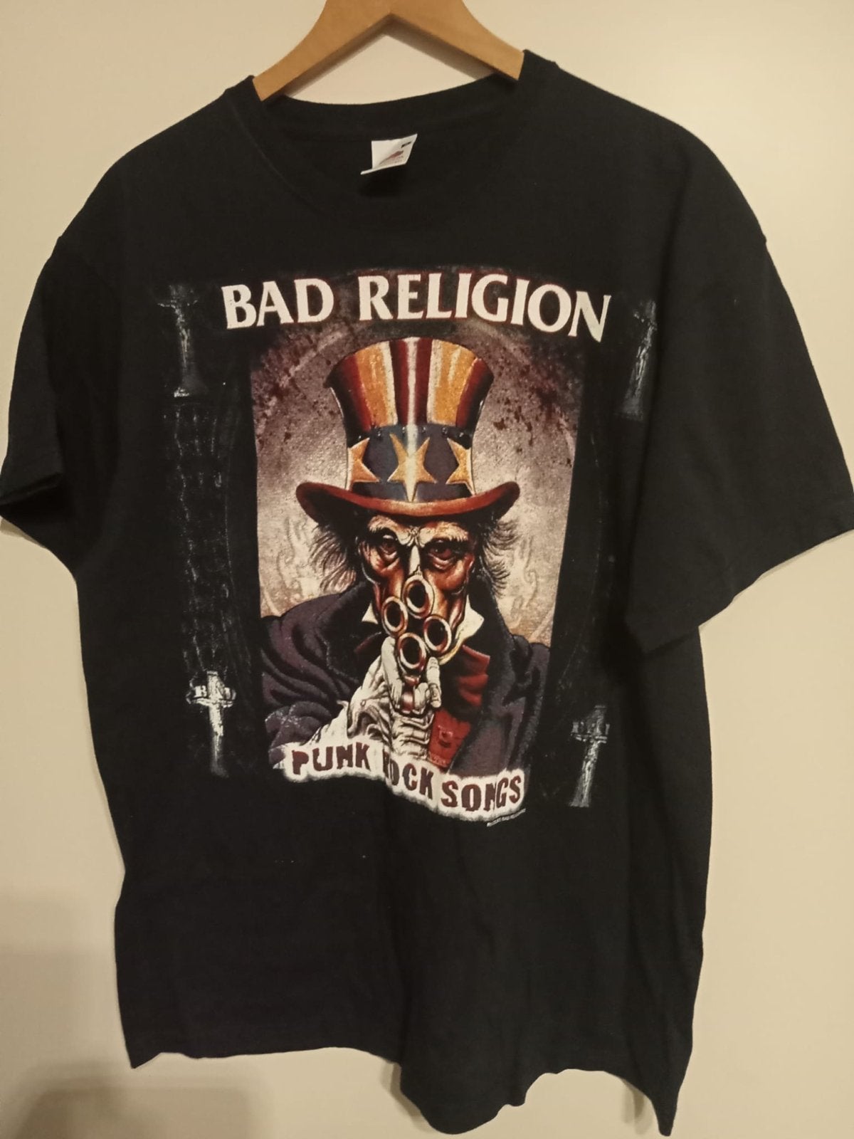 Bad Religion "Punk Rock Songs" T-shirt - Maat M, Ophalen of Verzenden, Gedragen, Maat 48/50 (M), Zwart