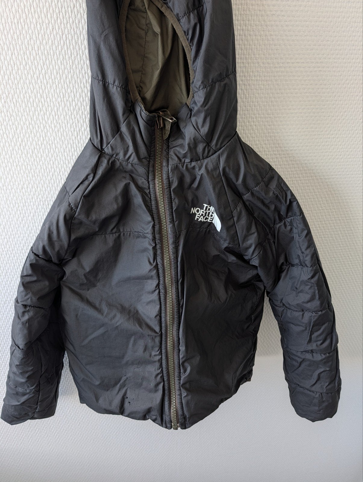 The North Face Omkeerbare Kinderjas maat XS, Jongen of Meisje, Ophalen of Verzenden, Jas, Gebruikt