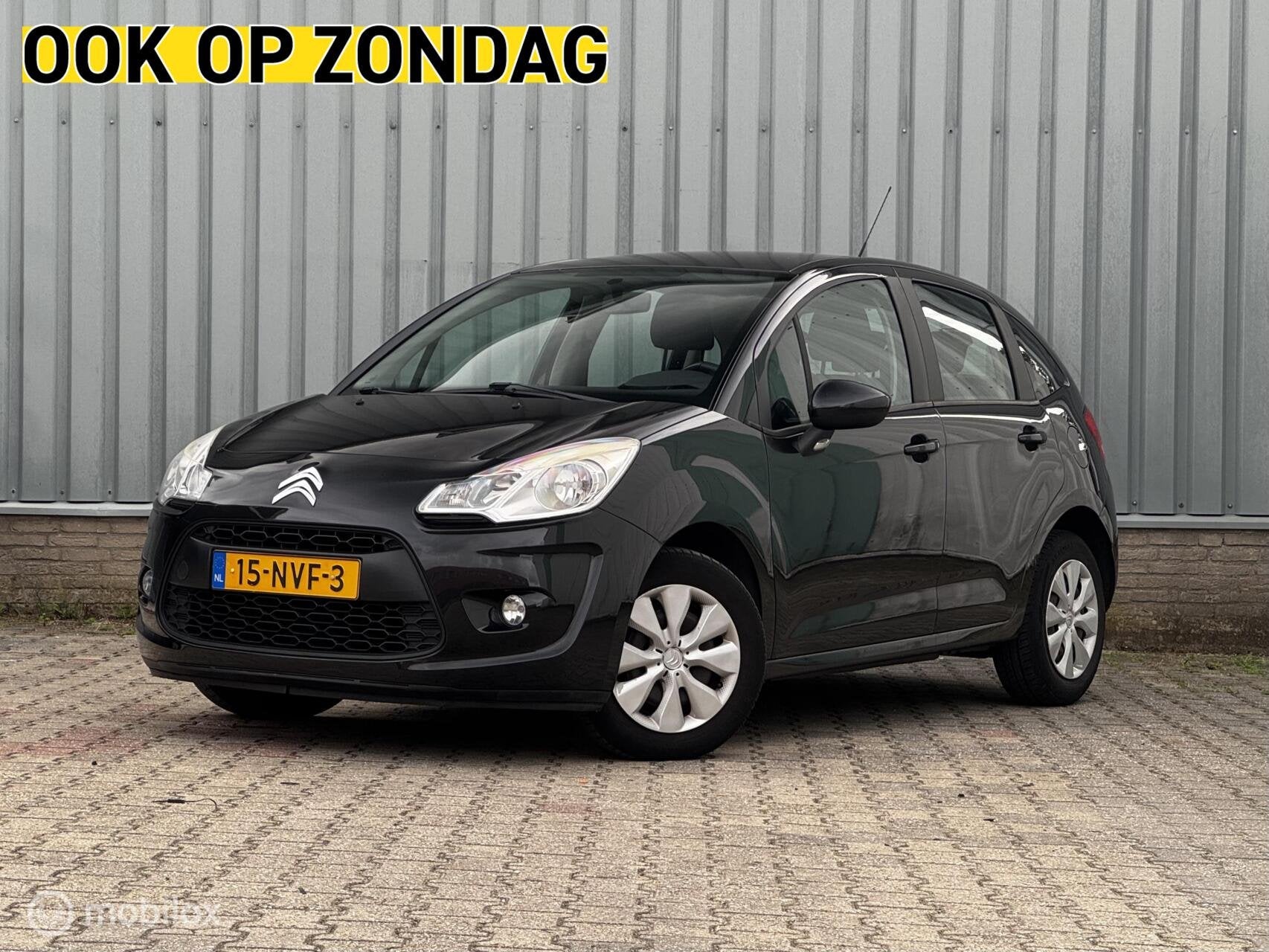 Citroen C3 1.4 Dynamique | Airco | Cruise | 5Drs, Auto's, Voorwielaandrijving, Stof, Zwart, 4 cilinders