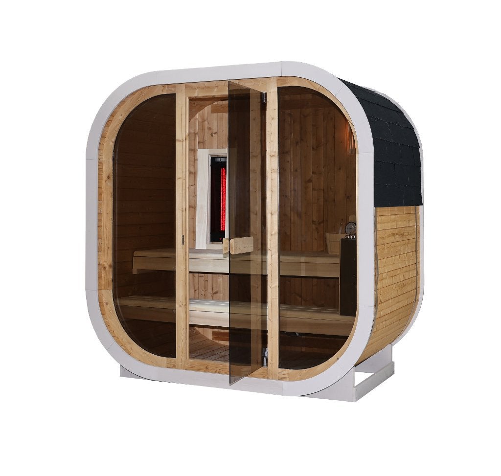 Passion | Amara 120 Combi Sauna | Nieuw uit voorraad, Ophalen of Verzenden, Nieuw, Fins of Traditioneel, Complete sauna