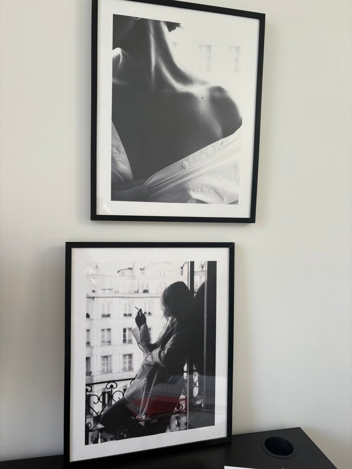 Zwart wit posters Desenio 40x50cm, Ophalen of Verzenden, Zo goed als nieuw, Wit