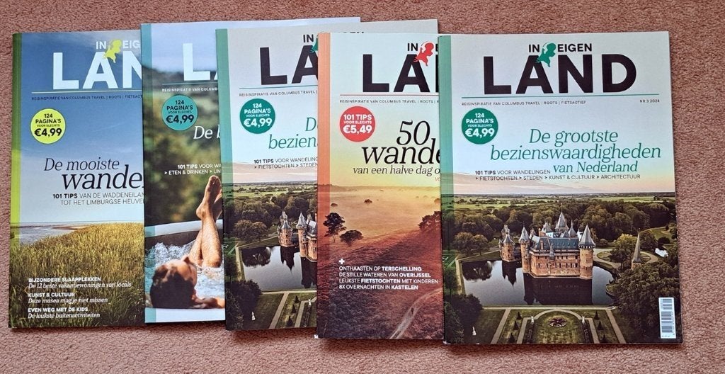 In eigen land - Reisinspiratie tijdschriften, Ophalen of Verzenden, Zo goed als nieuw, Europa