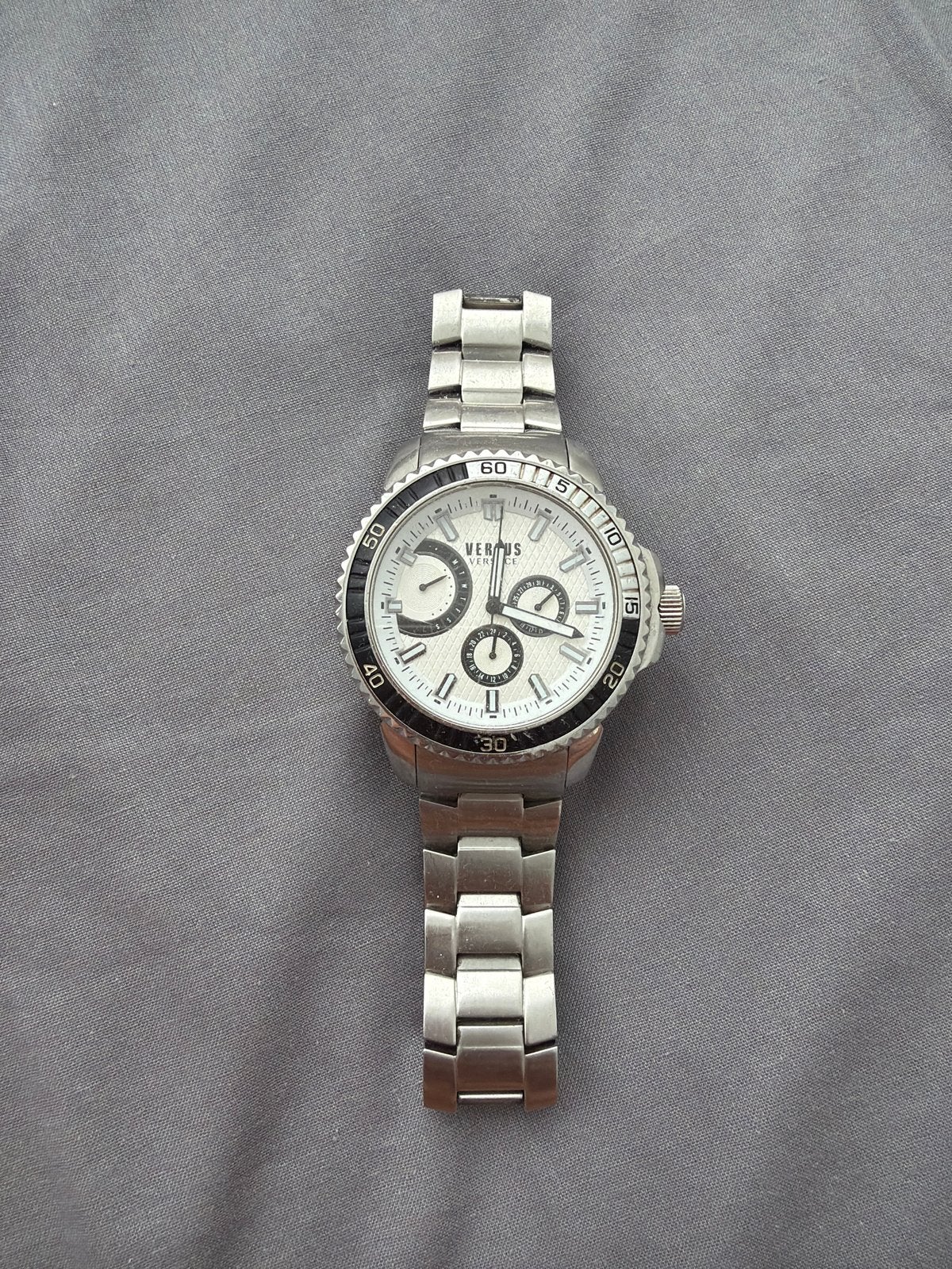 Versace Versus Heren Horloge - Stijlvol en Tijdloos, Overige merken, Gebruikt, Staal, Polshorloge