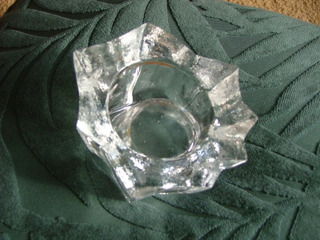 Fins waxinelicht Vulcan Muurla Iittala Kosta Boda, Ophalen of Verzenden, Glas