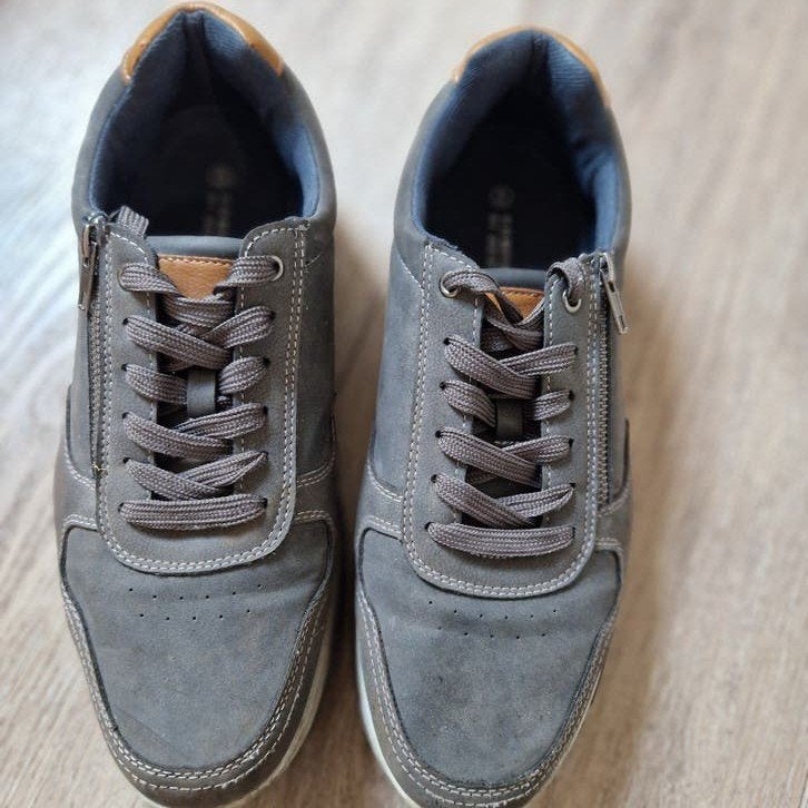 Grijze Comfort by Bristol sneakers, maat 45, Kleding | Heren, Overige kleuren, Comfort by Bristol, Ophalen of Verzenden, Gedragen