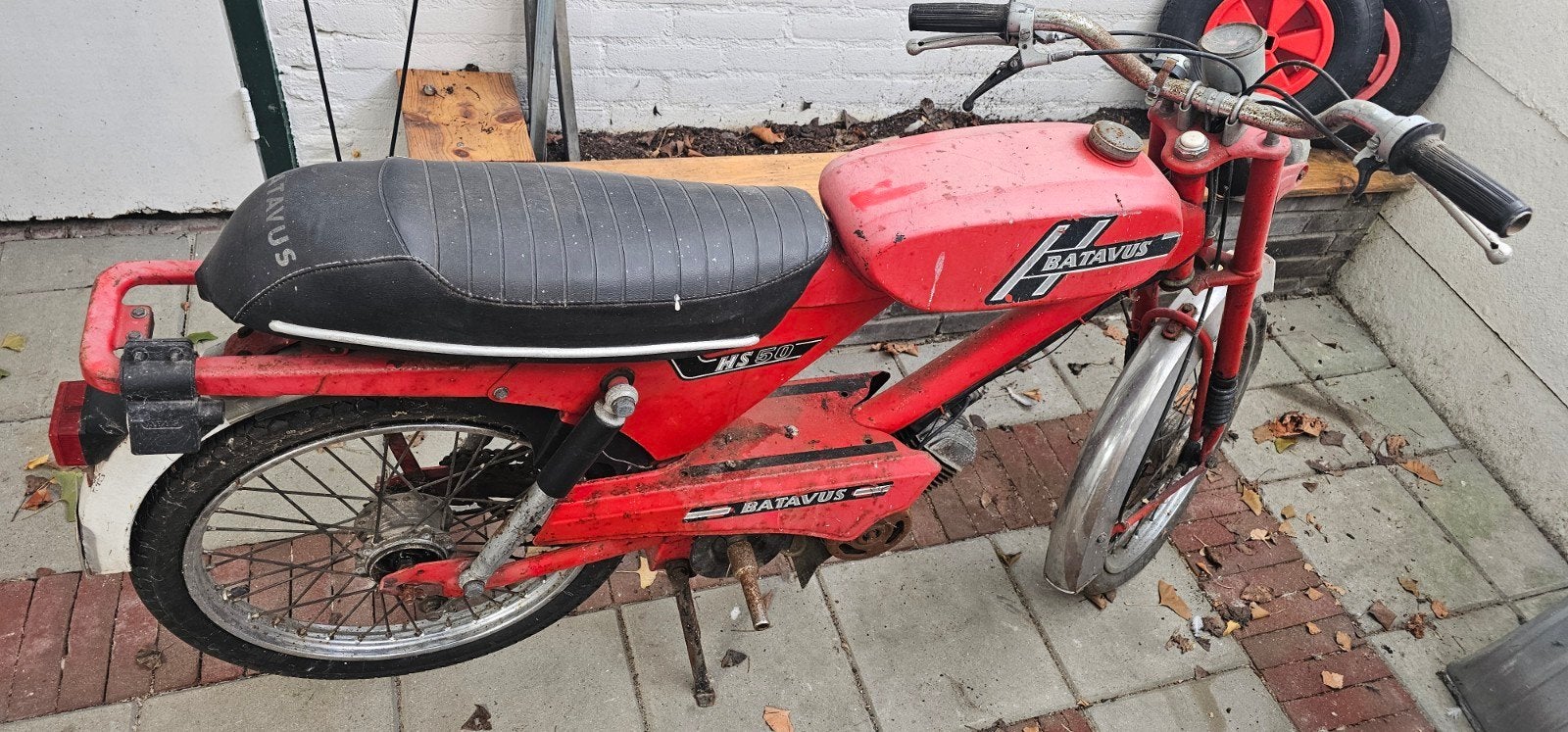 Batavus HS50 bromfiets - Opknapper, Ophalen, Gebruikt, Maximaal 45 km/u, Batavus