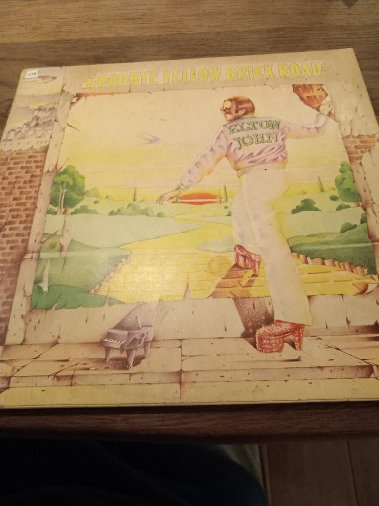 ELTON JOHN YELLOW BRICK ROAD LP 1E ENGELSE PERSING!!, Boeken, Ophalen of Verzenden, Zo goed als nieuw