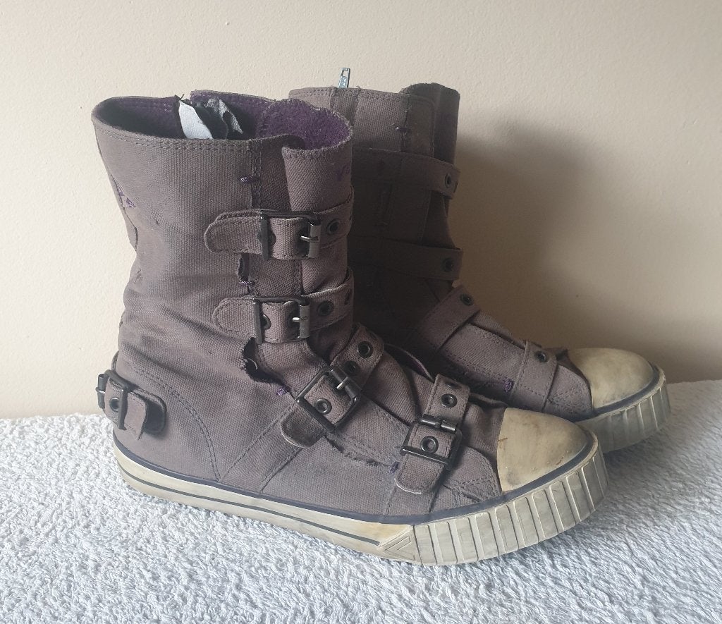 half hoge canvas Venice gympen maat 39 lees omschrijving, Overige kleuren, Verzenden, Sneakers of Gympen, Zo goed als nieuw