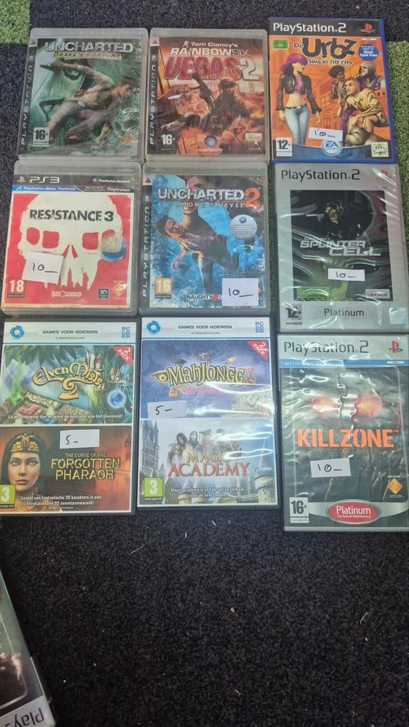 Te koop playstation 4 3 2 spellen, 1 speler, Ophalen of Verzenden, Zo goed als nieuw, Vanaf 3 jaar