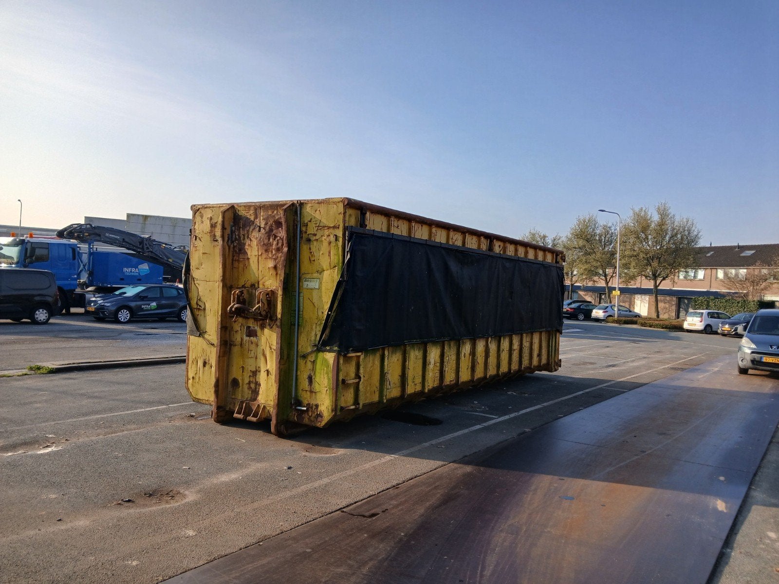 45m3 containerbak, Doe-het-zelf en Verbouw, Containers, Ophalen of Verzenden
