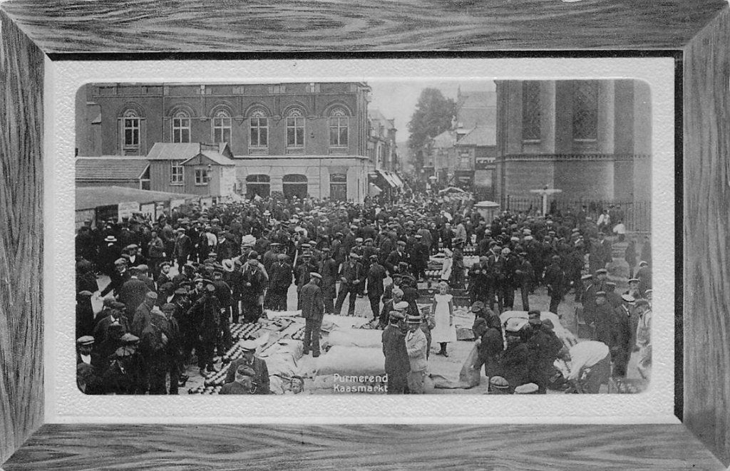 702-498-043 Purmerend Kaasmarkt, Verzamelen, Ophalen of Verzenden, Voor 1920, Noord-Holland