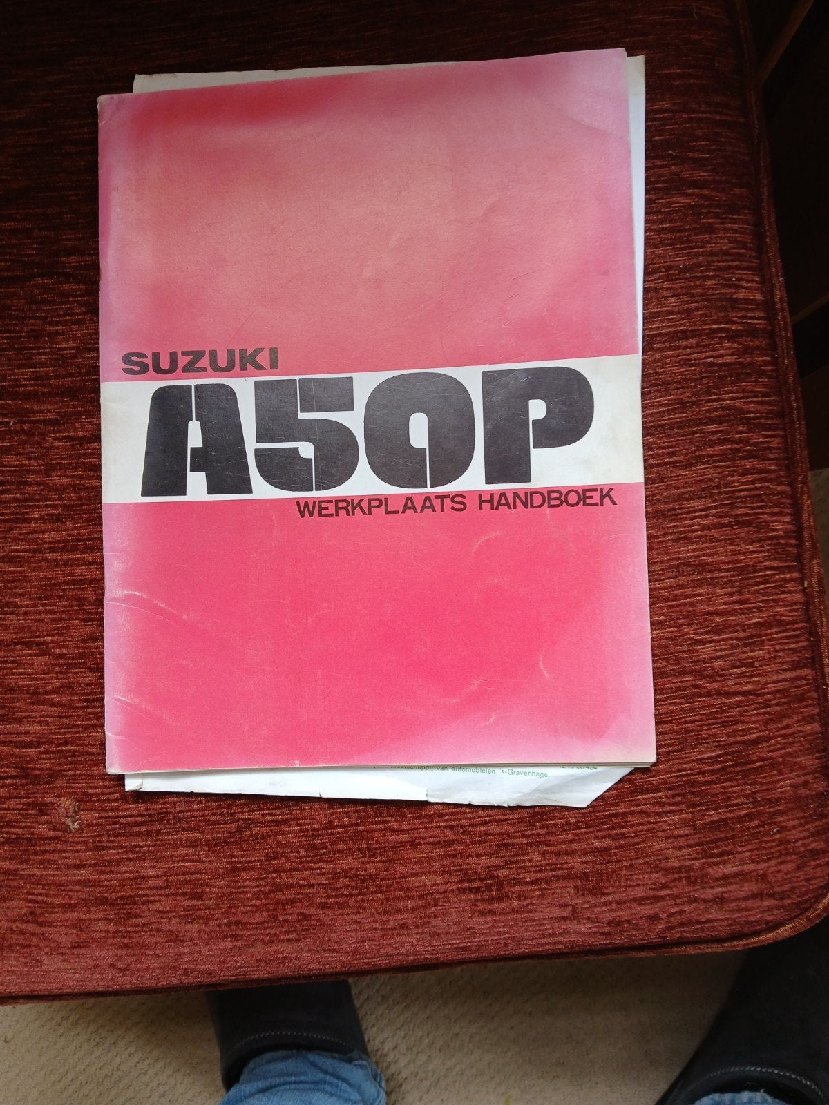 Suzuki A50P Werkplaatshandboek - Origineel uit 1978, Ophalen of Verzenden, Suzuki