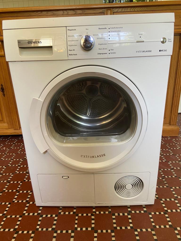 Siemens iQ300 extraKLASSE condenser droger, Witgoed en Apparatuur, 6 tot 8 kg, Ophalen, Condens, 85 tot 90 cm