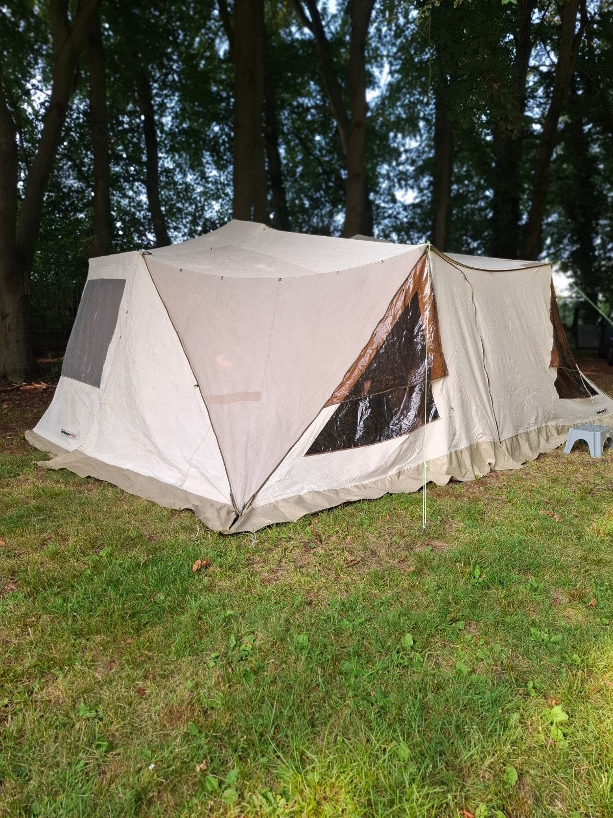 Holtkamper Flyer Expedition vouwwagen met dissel/bermkeuken, Ophalen
