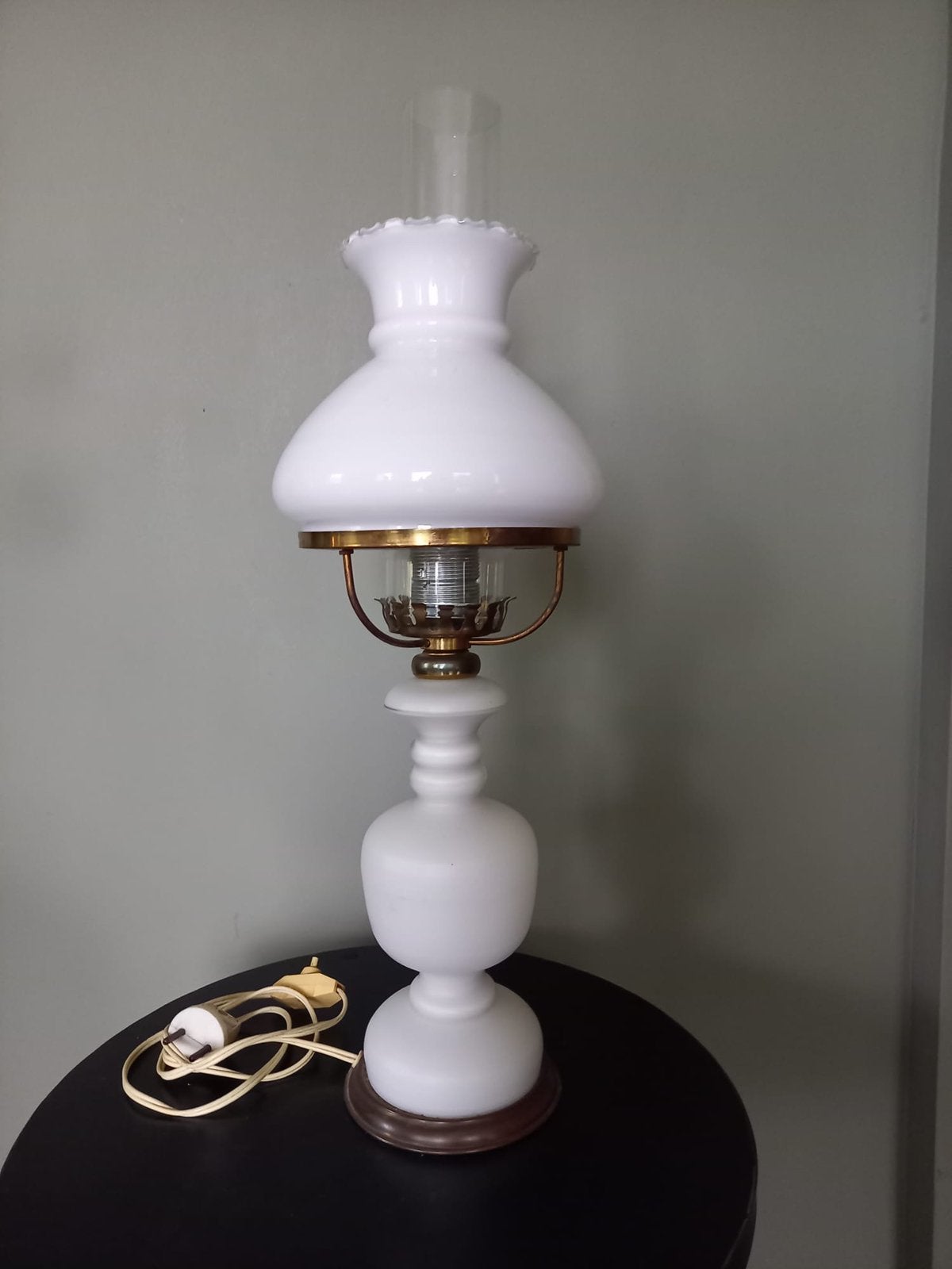 Olielamp electrisch, Antiek en Kunst, Ophalen of Verzenden