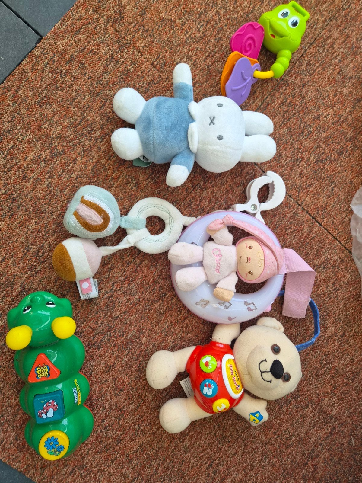 Baby speelgoed pakket: VTech, Nijntje, Chicco en meer, Ophalen of Verzenden, Gebruikt, Overige typen, Met wieltjes