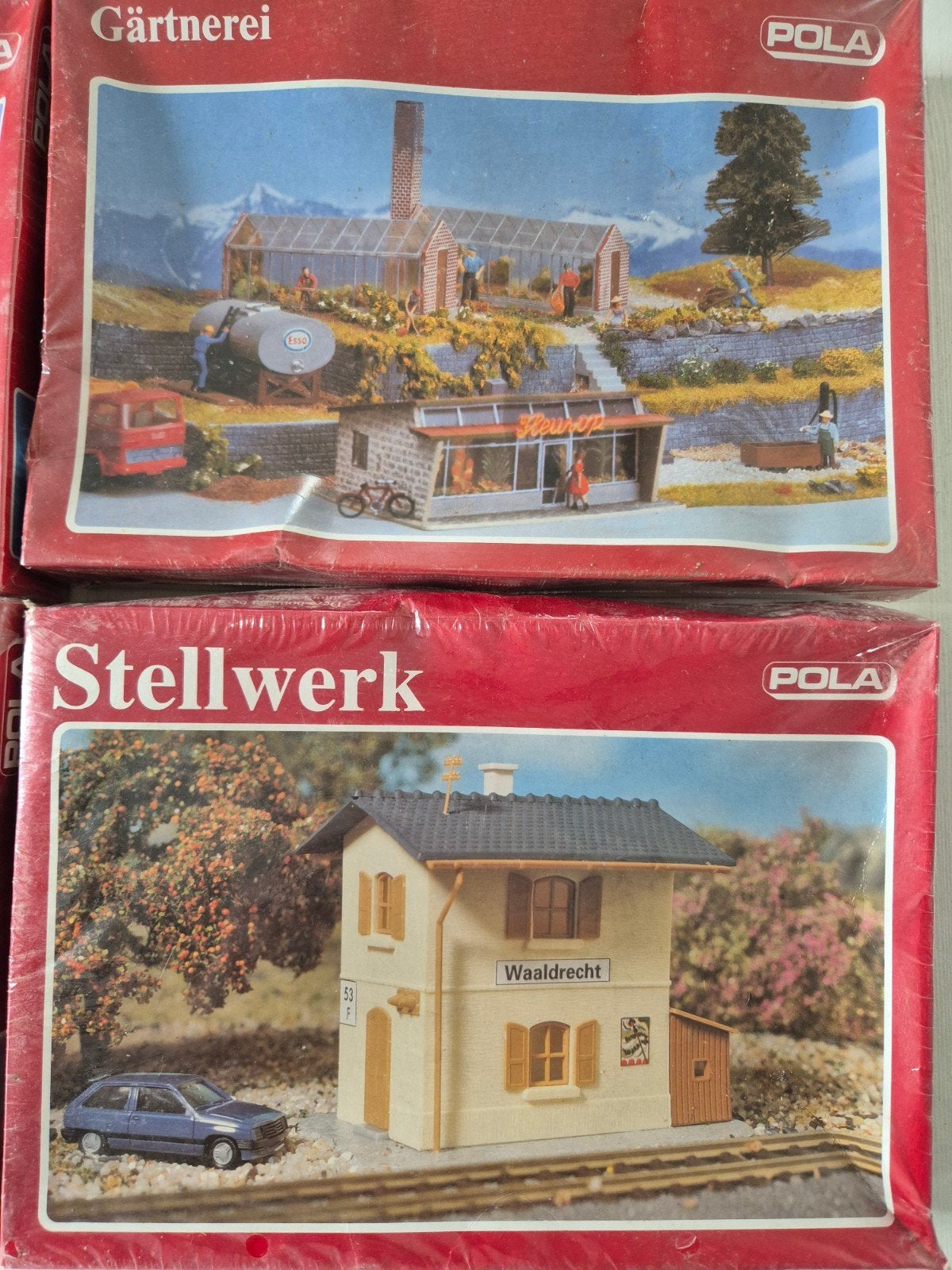 5 Pola H0 gebouwen (nieuw), Overige merken, Gelijkstroom of Wisselstroom, Brug, Tunnel of Gebouw, Nieuw