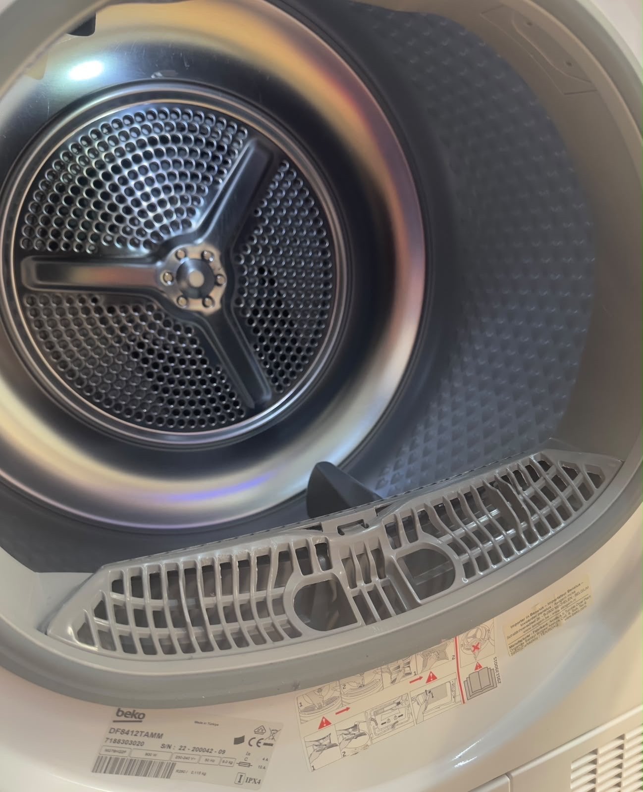 Beko DF9412TAMM Warmtepompdroger - 9 kg - A+++, 8 tot 10 kg, Ophalen of Verzenden, Zo goed als nieuw, Voorlader