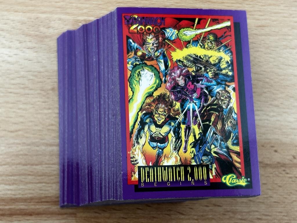 Deathwatch 2000 tradingcards compleet, Ophalen of Verzenden, Zo goed als nieuw, Meerdere kaarten