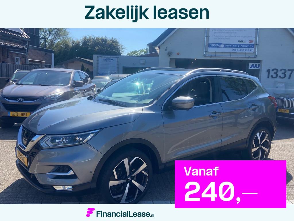 Nissan Qashqai 1.2 TEKNA PANO/360CAM/LANE/BLINDSPOT/KEYLESS, Lichtsensor, Gebruikt, 4 cilinders, 116 pk