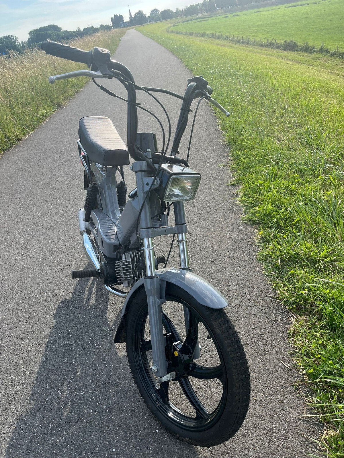 Tomos Standard Snorfiets - Grijs, Zo goed als nieuw, Fietsen en Brommers, Brommers | Tomos, Overige modellen, Maximaal 45 km/u
