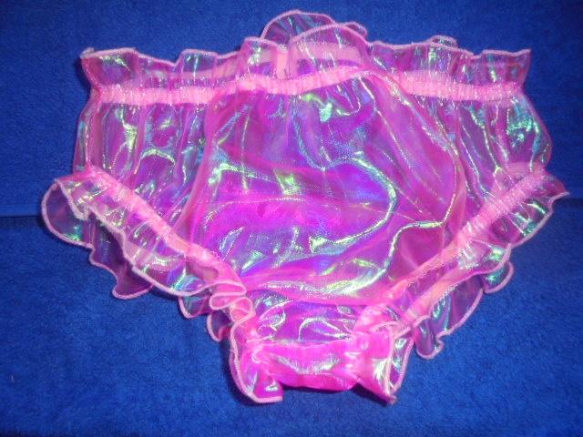 fijn transparant sissy slipje (kan ook voor de heren), Verzenden, Roze, Slip