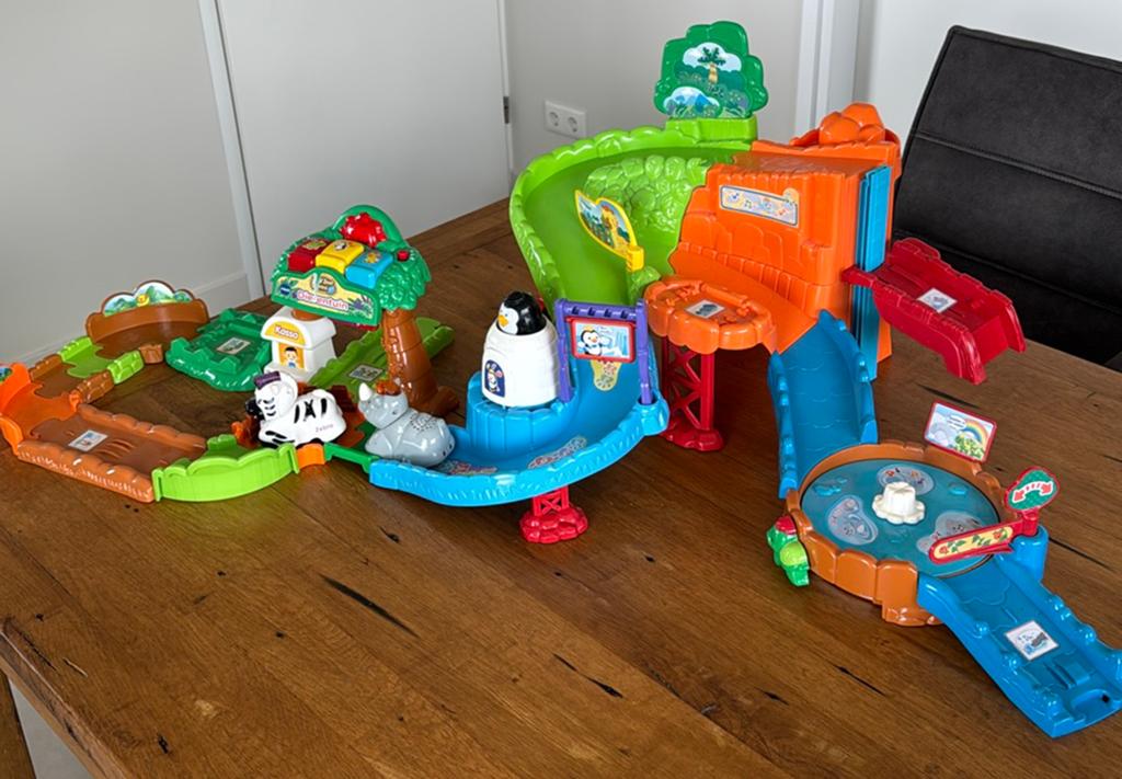 VTech Zoef Zoef Dieren Dierentuin Speelset, Ophalen of Verzenden, Zo goed als nieuw, 2 tot 4 jaar