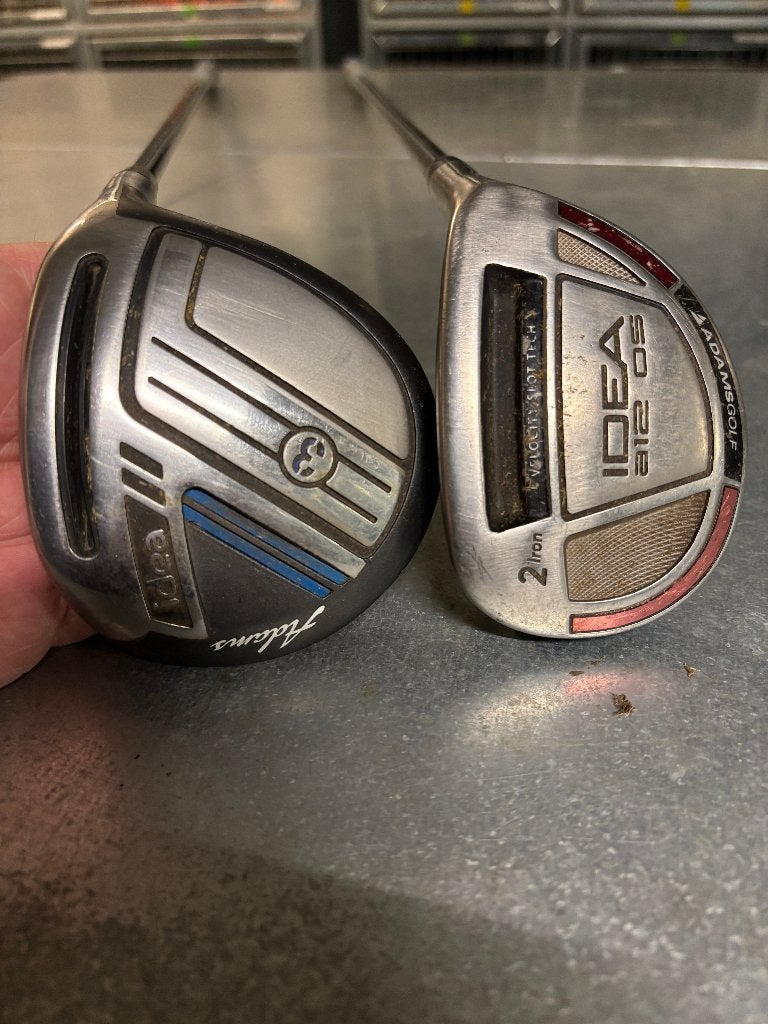 Adams Idea golfclubs houten 3 en ijzer 2, Sport en Fitness, Ophalen, Gebruikt, Club, Overige merken