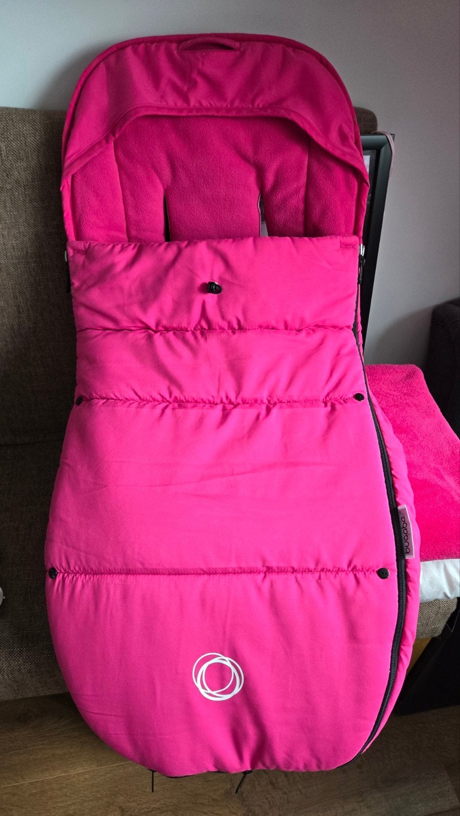 Bugaboo voetenzak - Fuchsia roze, Ophalen, Zo goed als nieuw, Kinderwagen, Bugaboo