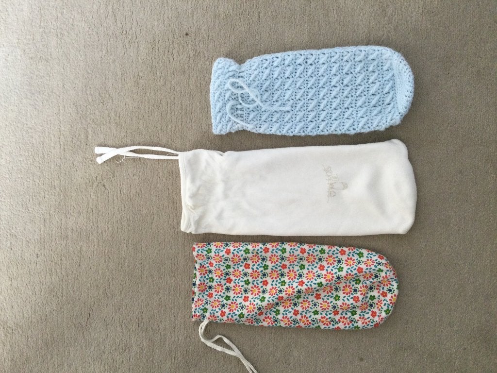 3 kruikzakken, Kinderen en Baby's, Badjes en Verzorging, Ophalen of Verzenden, Zo goed als nieuw, Badje