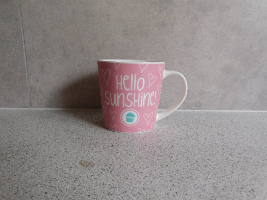 Mok Hello Sunshine Lily's Favourites, Ophalen of Verzenden, Zo goed als nieuw, Overige stijlen, Kop(pen) en/of Schotel(s)