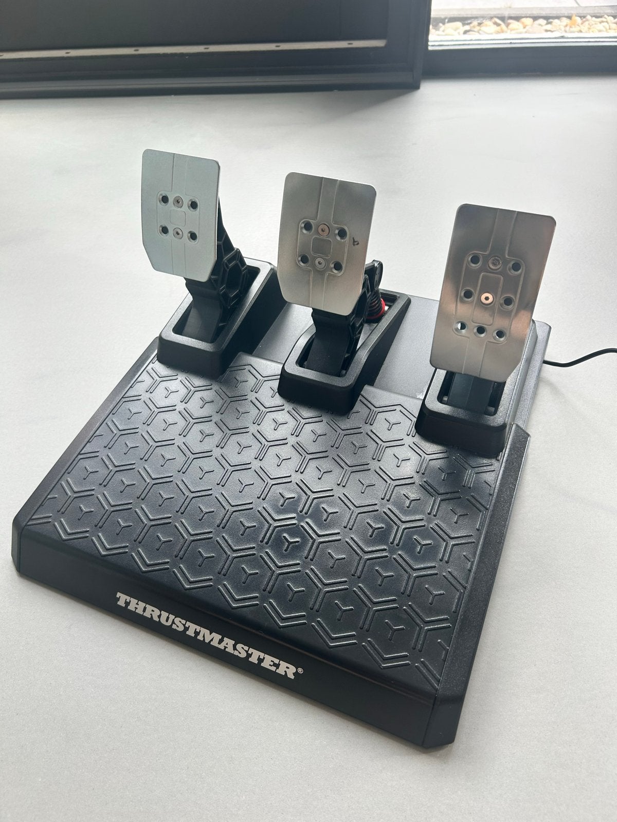 Thrustmaster T-3PM Pedalen met adapter voor PC, Ophalen of Verzenden, Zo goed als nieuw, Thrustmaster, PC