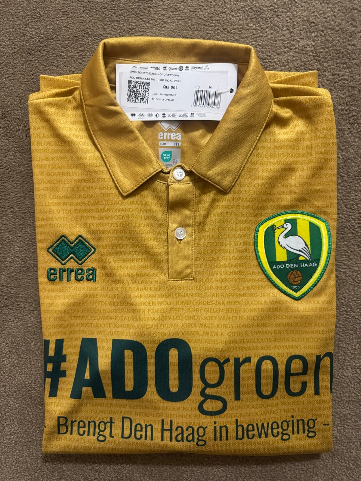 ADO Fc Den Haag shirt limited edition maat M, Ophalen of Verzenden, Nieuw