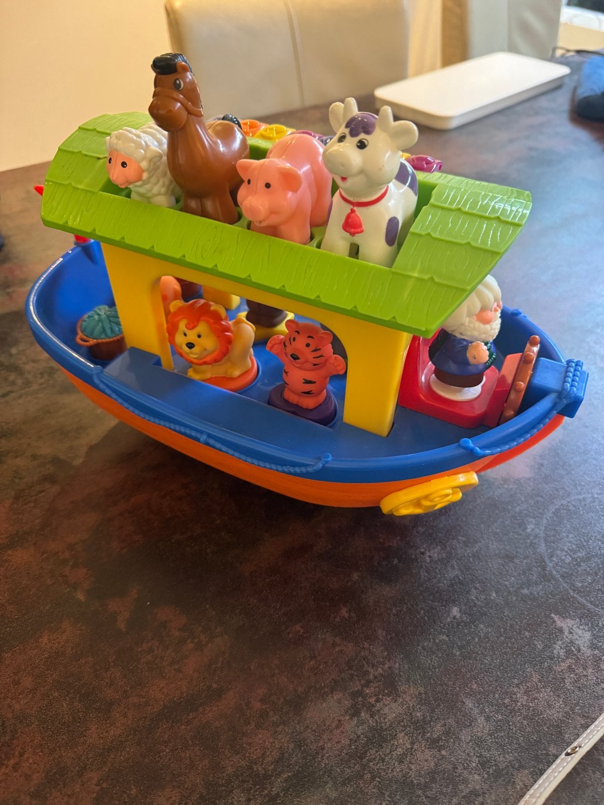 Fisher-Price Little People Noah's Ark met Dieren, Ophalen of Verzenden, Gebruikt, Overige typen, Met geluid